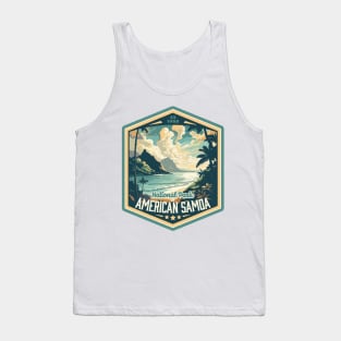 National Park of American Samoa Vintage WPA Style National Park Tank Top